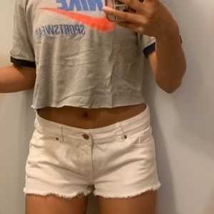 Denim & Co White Shorts